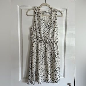 White/ Blue floral dress- never worn - S